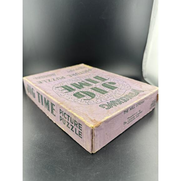 Vintage Jig Time Picture Puzzle - The Mill Stream - Picture 4 of 7